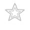 Украшения для груди со стразами MIMI Star цвет: серебристый Bijoux Indiscrets (Испания)