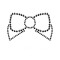 Украшения для груди со стразами MIMI Bow цвет: черный Bijoux Indiscrets (Испания)