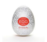 Яйцо мастурбатор Tenga Keith Haring EGG Party одноразовое Tenga (Япония)