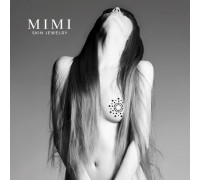 Украшения для груди со стразами MIMI Classic цвет: белый жемчуг Bijoux Indiscrets (Испания)