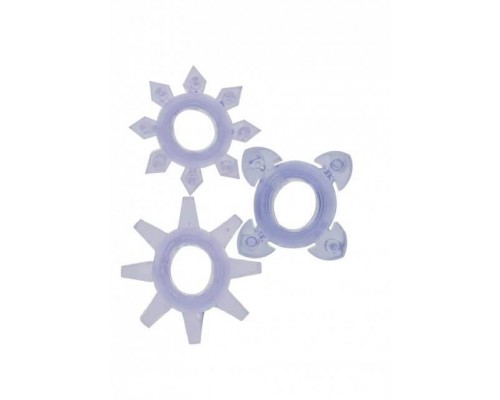 Эрекционные кольца Tickle C-rings Purple