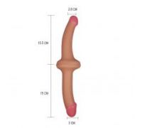 Страпон двойной 12.5" Double Dildo, Flesh