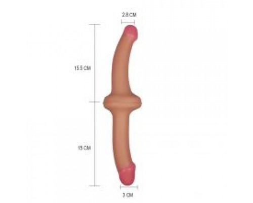 Страпон двойной 12.5" Double Dildo, Flesh