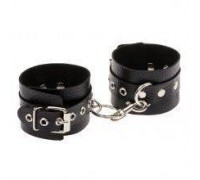 Наручники Leather Double Fix Leg Cuffs, Black