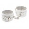 Наручники Leather Rastraints Hand Cuffs, White