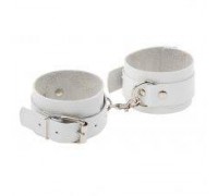 Наручники Leather Standart Hand Cuffs, White