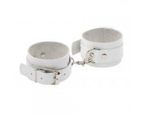 Наручники Leather Standart Hand Cuffs, White