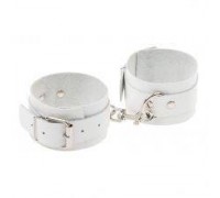 Оковы Leather Standart Leg Cuffs, White