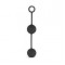 Вагинальные шарики Love balls With Counterweight - Black