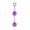 Вагинальные шарики Love balls With Counterweight - Purple