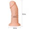 Фаллоимитатор 9.5'' King-sized Dildo, Flesh