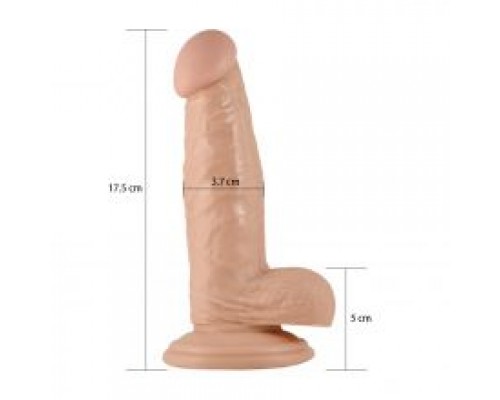 Фаллоимитатор 7" Real Extreme Dildo, Flesh