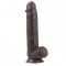 Фаллоимитатор 9.5'' Sliding-Skin Dildo, Brown