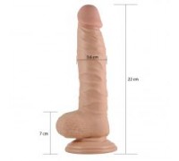 Фаллоимитатор 8.5" Real Extreme Dildo, Flesh