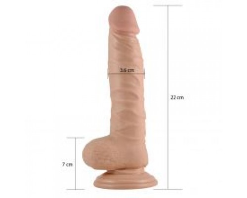 Фаллоимитатор 8.5" Real Extreme Dildo, Flesh