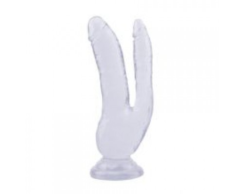 Фаллоимитатор двойной 8.0 Inch Dildo, Clear