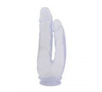 Фаллоимитатор двойной 9.4 Inch Dildo, Clear