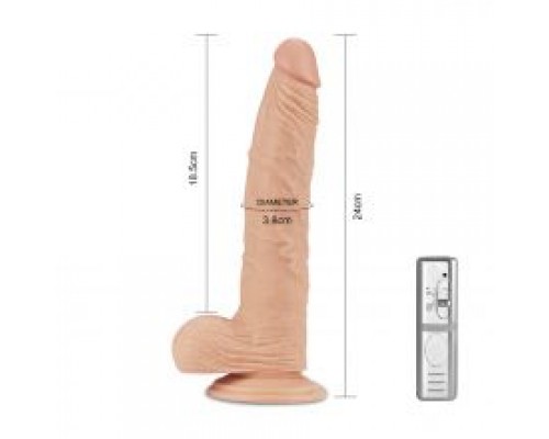 Вибромассажер 9.5" Real Extreme Dildo, Flesh