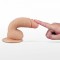 Вибромассажер 7" Real Extreme Dildo, Flesh