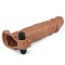 Насадка с вибрацией Add 2" Vibrating Penis Sleeve, Brown