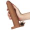 Насадка с вибрацией Add 3" Vibrating Penis Sleeve, Brown