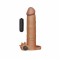 Насадка с вибрацией Add 3" Vibrating Penis Sleeve, Brown