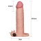 Насадка с вибрацией Add 3" Vibrating Penis Sleeve, Flesh