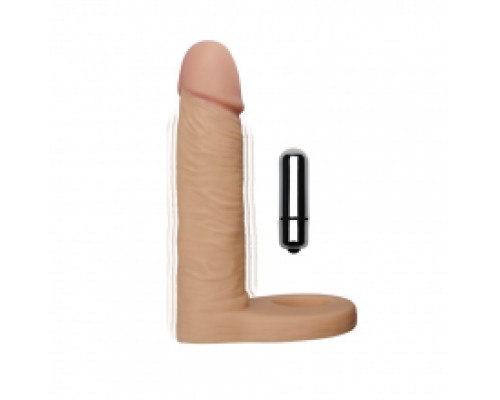 Анальная насадка с вибрацией 5.8 " The Ultra Soft Double-Vibrating, Flesh