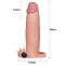 Насадка с вибрацией Add 3" Vibrating Penis Sleeve, Flesh