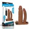 Насадка двойная с вибрацией Add 2" Vibrating Double Penis Sleeve, Brown