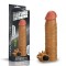 Насадка с вибрацией Add 1.5" Vibrating Silicone Extender, Brown