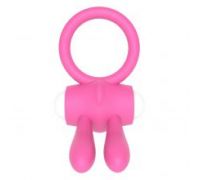 Эрекционное виброкольцо Power Clit Cockring, Pink