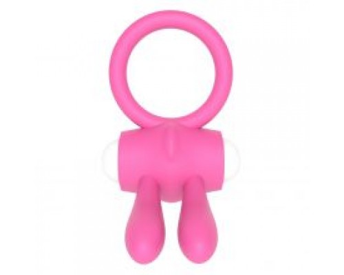 Эрекционное виброкольцо Power Clit Cockring, Pink