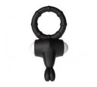 Эрекционное виброкольцо Power Clit Cockring, Black