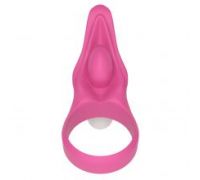 Эрекционное виброкольцо Power Clit Cockring, Pink