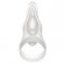 Эрекционное виброкольцо Power Clit Cockring, White