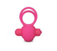 Эрекционное виброкольцо Power Clit Cockring, Pink