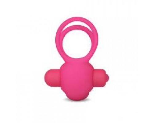 Эрекционное виброкольцо Power Clit Cockring, Pink