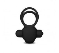 Эрекционное виброкольцо Power Clit Cockring, Black