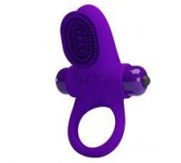 Эрекционное виброкольцо PRETTY LOVE, Vibrant penis ring II, Purple