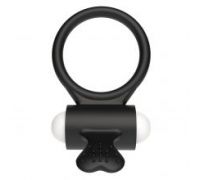 Эрекционное виброкольцо Power Clit Cockring , Black