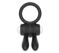 Эрекционное виброкольцо Power Clit Cockring, Black