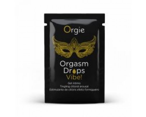 Пробник клиторальные капли с вибрацией ORGASM DROPS VIBE! - 2 мл