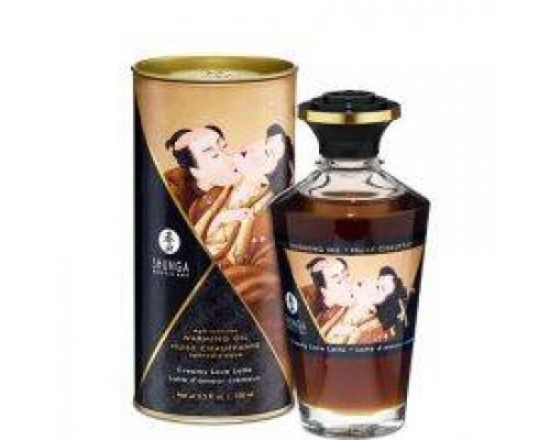 Разогревающее съедобное масло Shunga APHRODISIAC OIL Creamy Love Latte , 100 мл