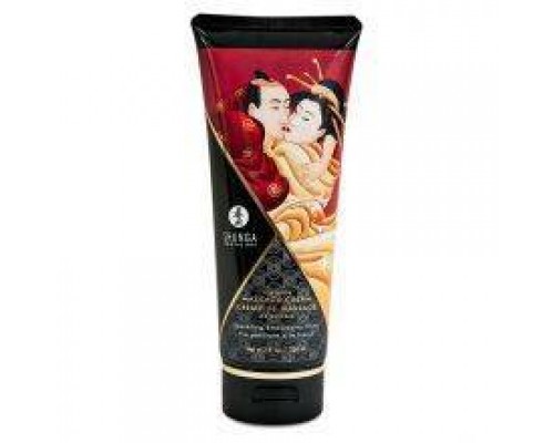 Съедобный массажный крем Shunga KISSABLE MASSAGE CREAM Strawberry, 200 мл