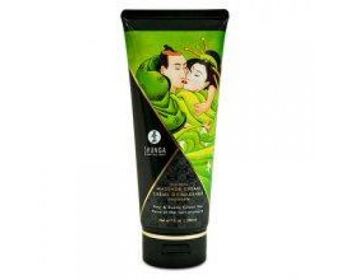 Съедобный массажный крем Shunga KISSABLE MASSAGE CREAM Pear & Exotic Green Tea , 200 мл