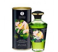 Разогревающее съедобное масло Shunga APHRODISIAC OIL Exotic green tea, 100 мл