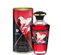 Разогревающее съедобное масло Shunga APHRODISIAC OIL Blazing Cherry, 100 мл