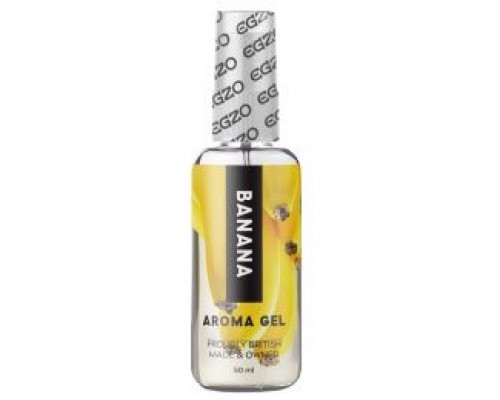 Оральный гель-лубрикант EGZO AROMA GEL - Banana, 50 мл