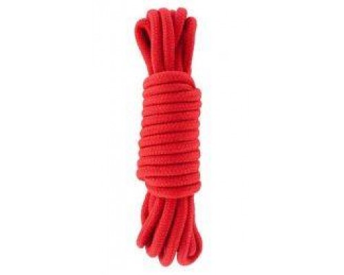 Веревка для бондажа BONDAGE ROPE 5M RED